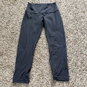 Lululemon Align Crop 23" Black size 6